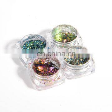 High Quality Mirror Effect Sequins Glitter Nail Gel Polish Chrome Pigment 3d Nail Brocade Powder