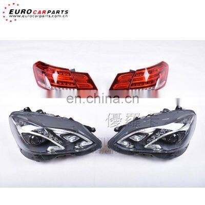 W212 E63 Body Kits Fit for E-class W212 2009-2012 Upgrade to 2016year W212 E63 Body Kits With Lights E63 Full Sets photo-2