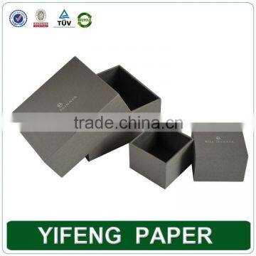 Yifeng 100% Quanlity Wholesale Luxury Square Brown Cardboard Packaging Paper Jewellery Watch Gift Custom Box photo-2
