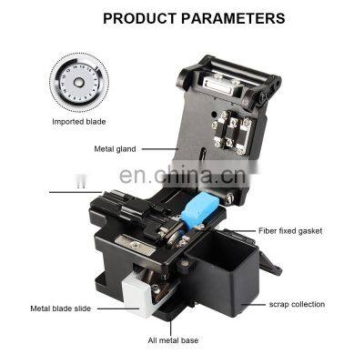 FTTH Fiber Optic Cutting Optical Fiber Cleaver Cutter High Precision Single Mode Metal Cleavers photo-4