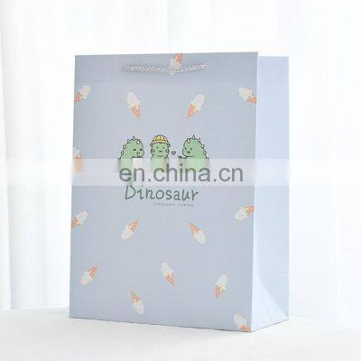 Wholesale Gift Emballage Sac Shopping Paper Bag Rope Handle Customised