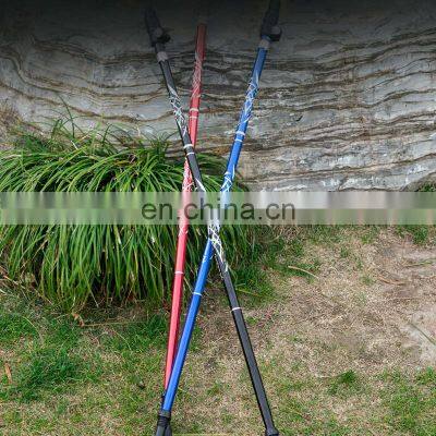 Aluminium Alloy Walking Sticks Lightweight Adjustable Hiking Carbon Fiber Trekking Poles