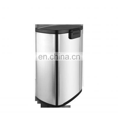 Новый дизайн, роскошная большая мусорка с мягким закрытием, 50-литровая мусорная корзина с педалью photo-5