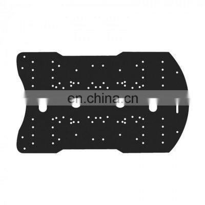 Unfinished Black/Silver 4WD Load Capacity 10KG Mecanum Robot Car Smart Car Chassis Kit photo-2