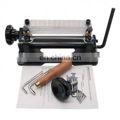 Black Manual Splitting Skiver Shovel Cover Leather Paring Thinning Machine