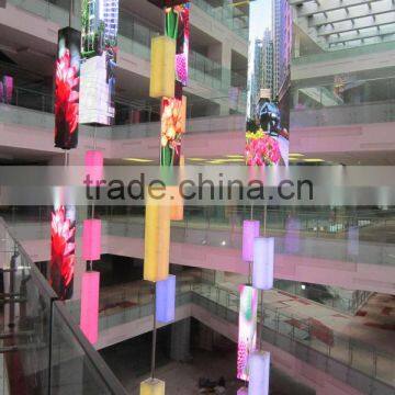 square pillar p10 indoor SMD full color video display for KTV ,hotel