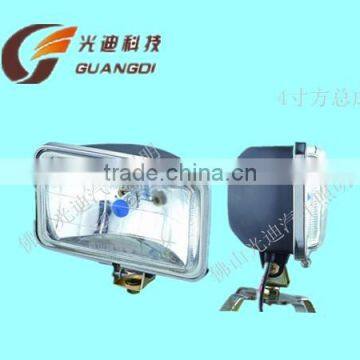 Super brightness 4'' square auto head lamp white