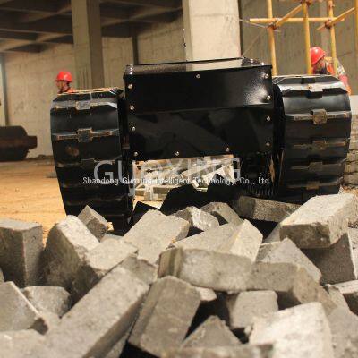 Safari-880T Rubber Tracked Robot Vehicle Tank Chassis Rubber Crawler Undercarriage photo-2