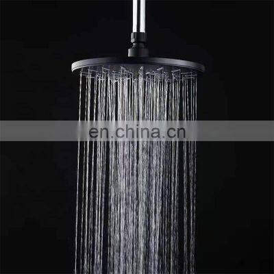 Matt Black Accessorie Overhead Rainfall Silver Set Plastic Tops Top Rain Shower Head photo-5