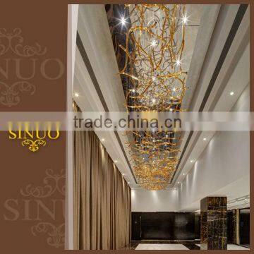 Decorated corridor M0007 crystal chandelier prices