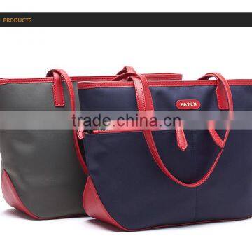 New Design Fashion Women Nylon Bag Handbag With Leather Handle photo-2