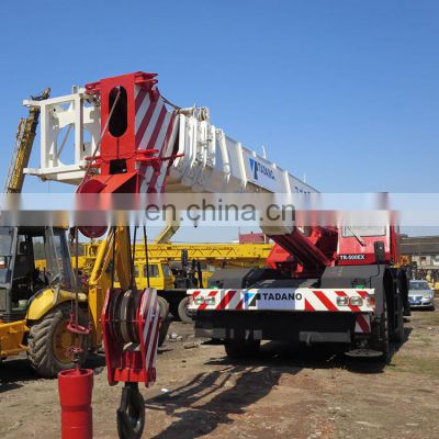 Used rough terrain crane tadano tr500ex, used crane