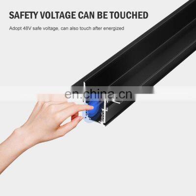 Nordic Dimmable Spot Light Magnetic Rail Installation 6W 10W 14W 18W 20W 25W 30W Cob Led Track Lamp photo-5