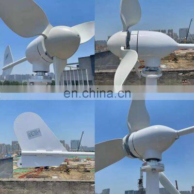 300w 12v 24v Alternative Energy Good Price Wind Generator for Home and Low Wind Area Vertical Wind Turbine photo-4