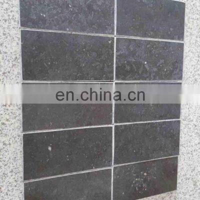 Sichuan Wall Cladding Paving Lime Stone Marble Alternative Polished Black Limestone Slabs photo-2