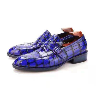 Goodyear Craft Imported Crocodile Leather Shoes 2022 Formal Dress Nile Crocodile Men's Leather Shoes Casual Suit Men's Wedding Shoes Men photo-4