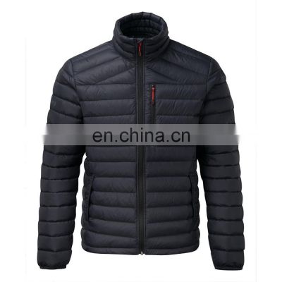 Style Men fashion soft Nylon windproof hooded puffer padding jacket