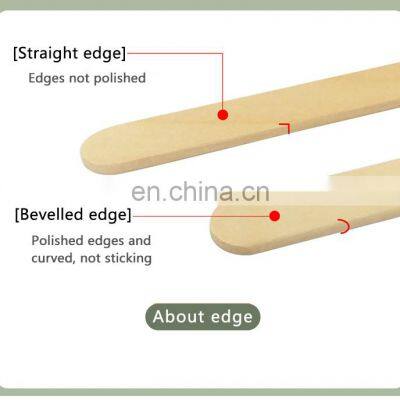 YADA Hot Selling 114mm Popsicle Sticks Straight Edge Wooden Ice Cream Sticks Lolly Stick Hot Stamped Logo photo-3