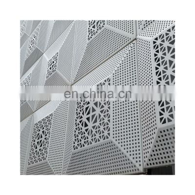 Decorative/best price china supplier perforated aluminum sheets for facade cladding