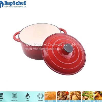 Amazon Hot Selling Kitchenware Cast Iron Casserole Cookware