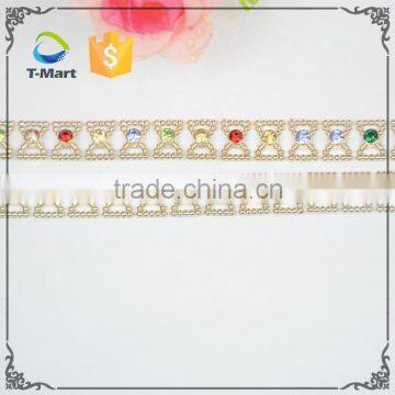 Butterfly Plastic Trimming With Crystal Stone photo-3