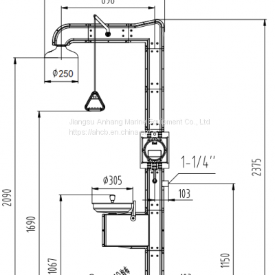 Explosion-Proof Electrically Heated Composite Eyewash