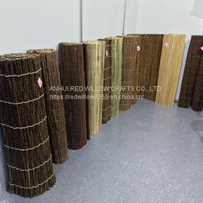 Low Price Professional Manufacturer Nature Willow Fence Roll for Garden