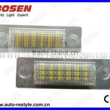 Touran LED number plate light/led license plate lamp