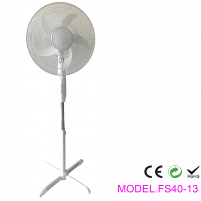 16-Inch 5 Blade Fan Shaking The Floor Fan 4 Corner Stand - Wind Power