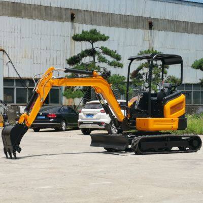 China Small Excavator CE Certification Crawler Mini Excavators Price Micro Orchard Digger Agricultural Mini Excavator photo-2