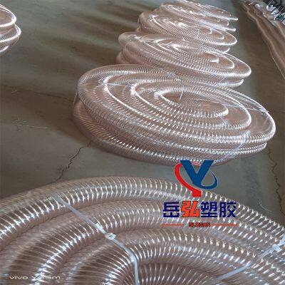 PU Polyurethane Copper-plated Steel Wire HoseImported Material: Sanitation Road Sweeper, Dust Collection Pipe photo-3