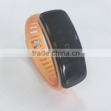 High quality orange heart rate monitor bluetooth for sport