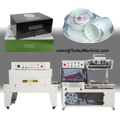 Automatic PVC Film Perfume Box Bottle Heat Tunnel Shrink Wrapping Machine