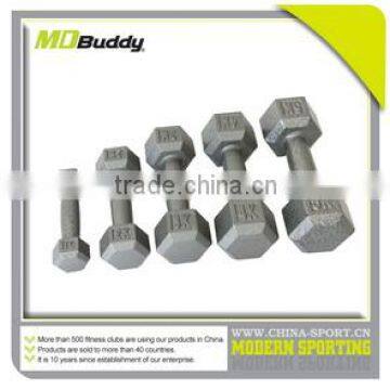 Cast hex dumbbell for sale