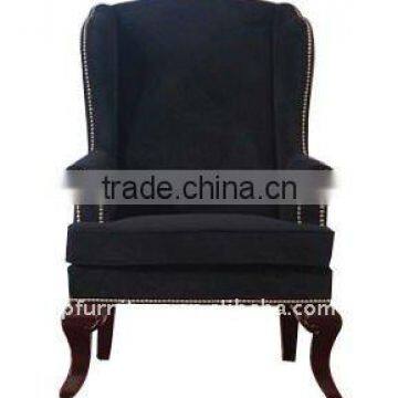 Blue wing back chaise PFC200