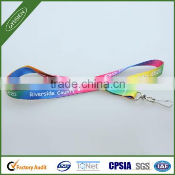 colorful printing custom lanyards for medals