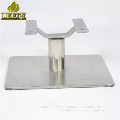 Stainless Steel Swivel Square Chair Base Rectangular Chair Base for Laundry Warehouse Farmhouse Applications photo-2