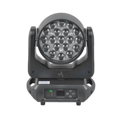 RS19 19x15W Eye B-eye Zoom Wash Beam Focusing DMX Pixel Control 4in1 RGBW LED Zoom Moving Head Wash Lights