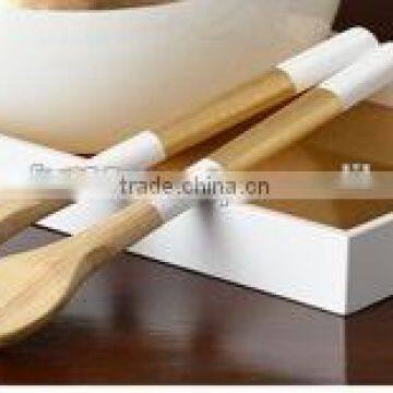 High end quality best selling special newest spun bamboo rectangular serving Tray from Vietnam