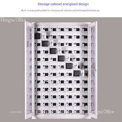 Armario de almacenamiento de acero - STC 346|Carga de teléfono USB y diseño de agujero de ventilación| Gran espacio de almacenamiento para los vestuarios de los empleados - Larga vida útil