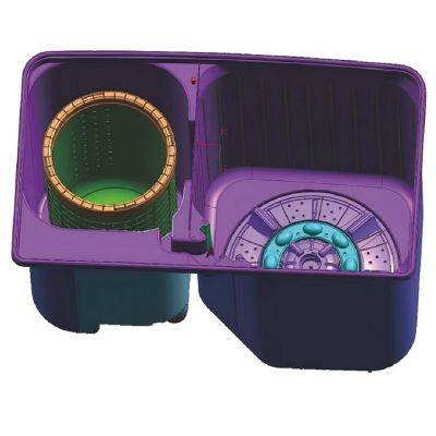 China Custom Plastic Injection Washer Molding Household Home Washing Machine Mould photo-3