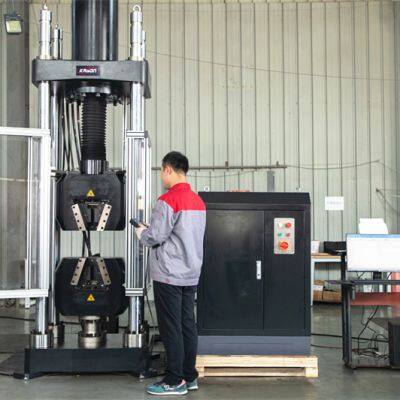 WAW-1000F Manual Deformed Steel Bar Single Tensile for Test Machine 1-Year Warranty-ASTM Hydraulic Wedge Grip 1000KN for photo-5