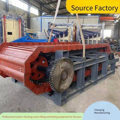 Custom-made Ore Dressing Plate Feeder, River Pebble Plate Feeder, Heavy-duty Chain Conveyor photo-2
