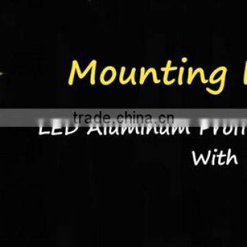 Corner Cabinet Lighting Stair Step Aluminium Led Lighting Profile photo-5