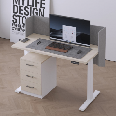 Standing Desk- Adjustable Hand Lift Table Frame for Home Office - Linear Actuator for Enhanced Comfort & Productivity - Modern Living Room Furniture photo-4