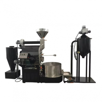 Industrial Automatic 60KG Per Batch Coffee Bean Roaster Key Food Sterilizer Feature