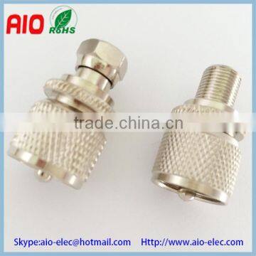 UHF male to F male,UHF male to F female,PL259 to F male,PL259 to F female adaptor RF connector PL259