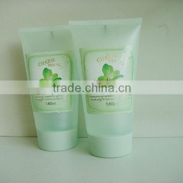 Transparent plastic tube