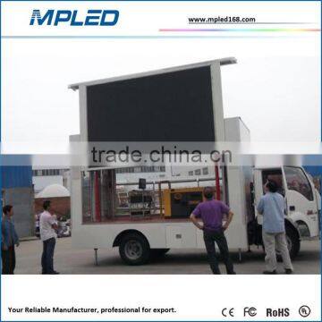 2016 new product led video wall on truck with 3G/4G connection