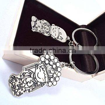 Wholesale Custom Keychains Wedding Invitation Wedding Gif Couple Key Chain photo-2